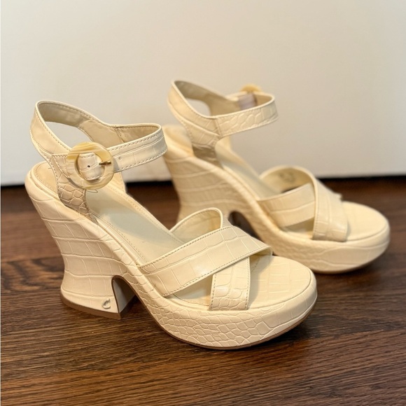 Circus by Sam Edelman Women's Peony Platform Wedge Sandals- Size 8.5 - Picture 3 of 8